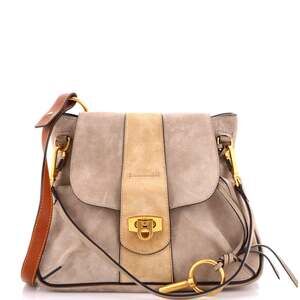 Chloe Lexa Crossbody Bag Suede Small #243398C81B